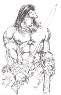 Conan sketch_ink #1