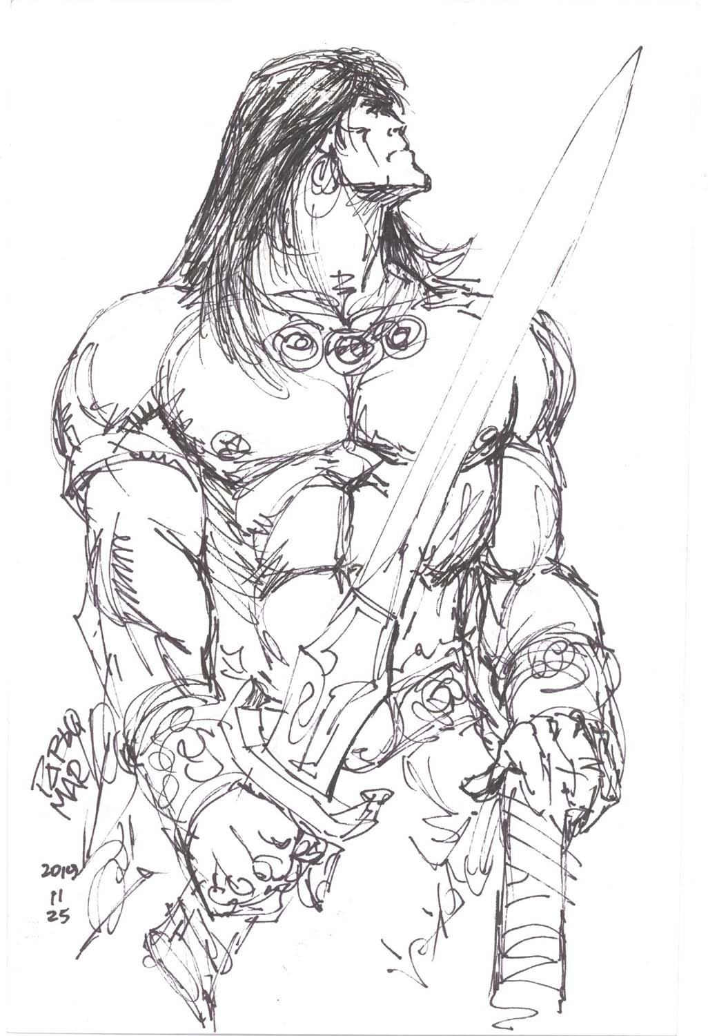 Conan sketch_ink #1
