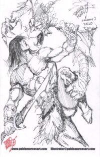 Conan sketch_ink #2