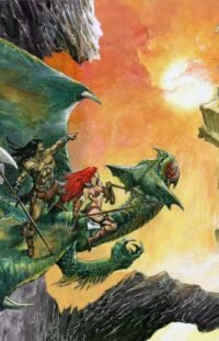 Cobra God Empire / Color on canvas / 13" x 19"