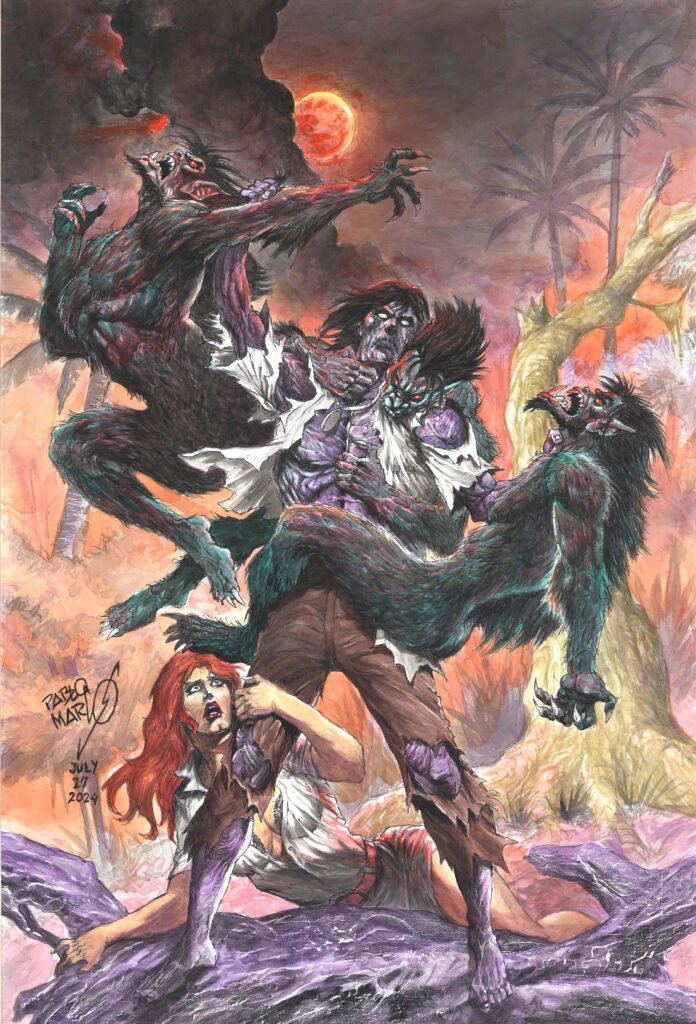 zombie-vs-werewolves-color-on-canvas-13-x-19