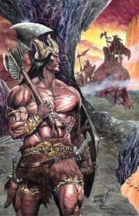 The Princess of Osmar / Color on paper / 12" x 17"