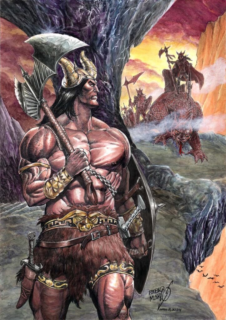 the-princess-of-osmar-color-on-paper-12-x-17