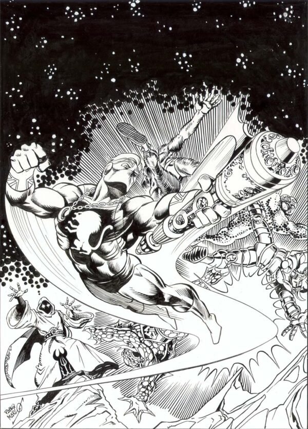 Bio #19--captain britain cover