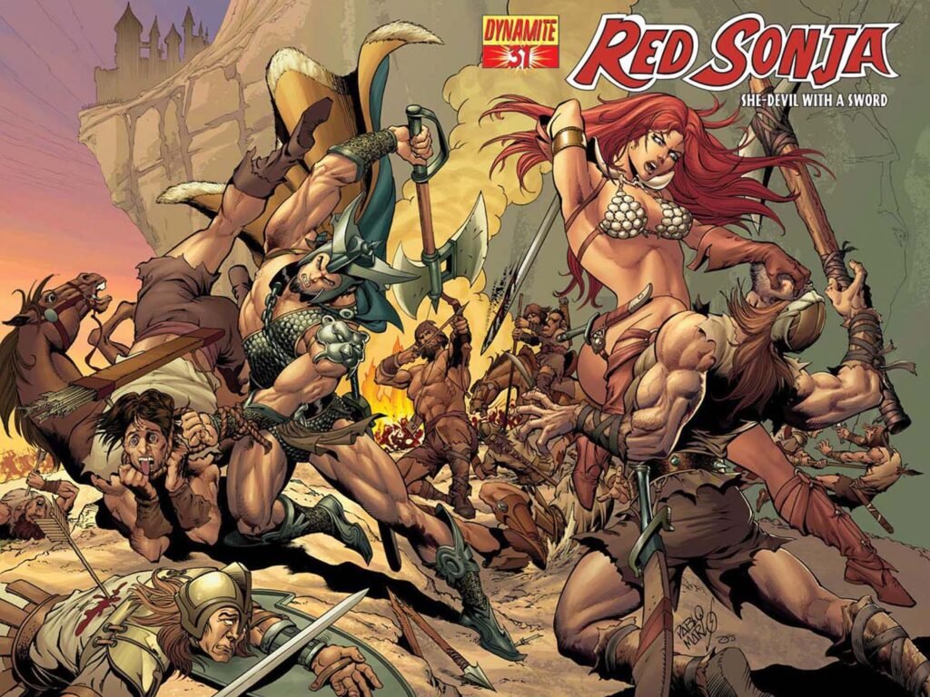 Bio #32--RedSonja cover #31 Dynamite Entertainment