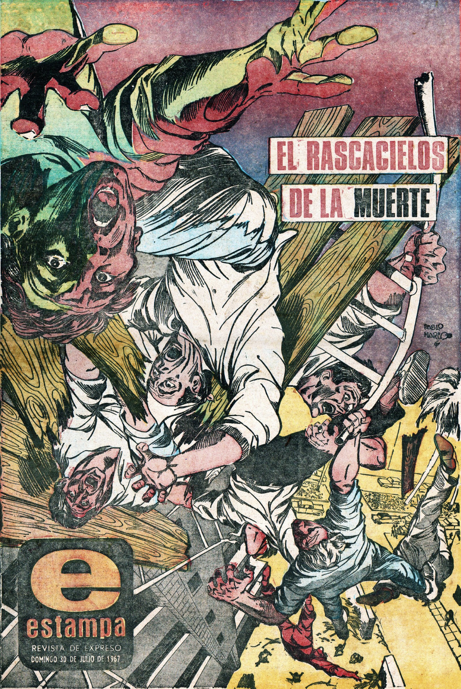 Bio #8--ESTAMPAconstruction accident, Peru 1967