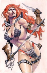 She Devil With Weapons / Color / 5,5" x 8,5"