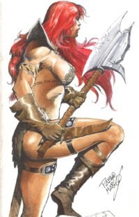 Broken Axe / Color / 5,5" x 8,5"