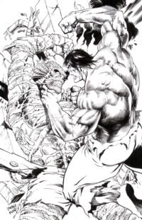 Abomination Vs Hulk / Pencil / 11" x 17"